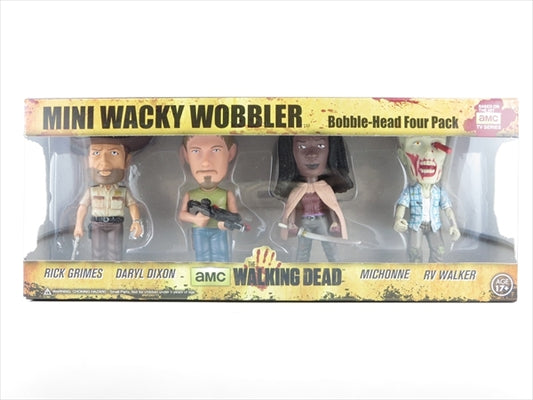 ウォーキングデッドミニボブルヘッド4体セット FUNKO(ファンコ) Mini Wacky Wobbler(ミニワッキーワブラー) ボブルヘッド