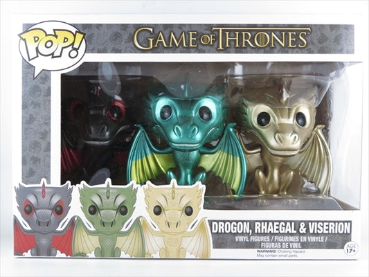 ドラゴン３体セット メタリックver. [Game of Thrones(ゲームオブスローンズ)] FUNKO POP!(ファンコ)