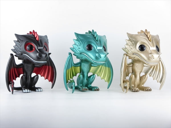ドラゴン３体セット メタリックver. [Game of Thrones(ゲームオブスローンズ)] FUNKO POP!(ファンコ)