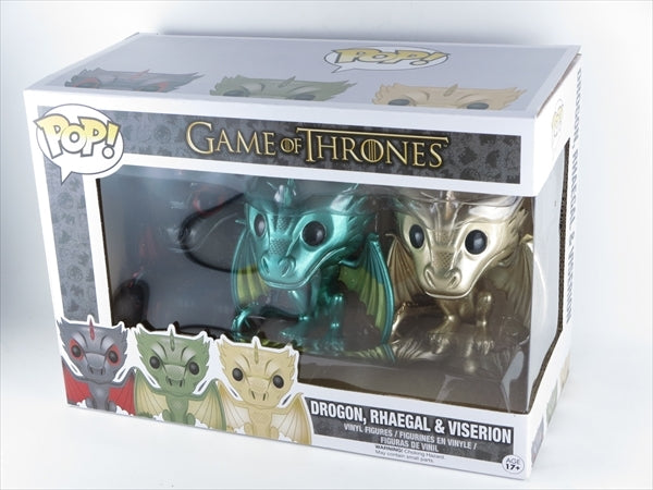ドラゴン３体セット メタリックver. [Game of Thrones(ゲームオブスローンズ)] FUNKO POP!(ファンコ)