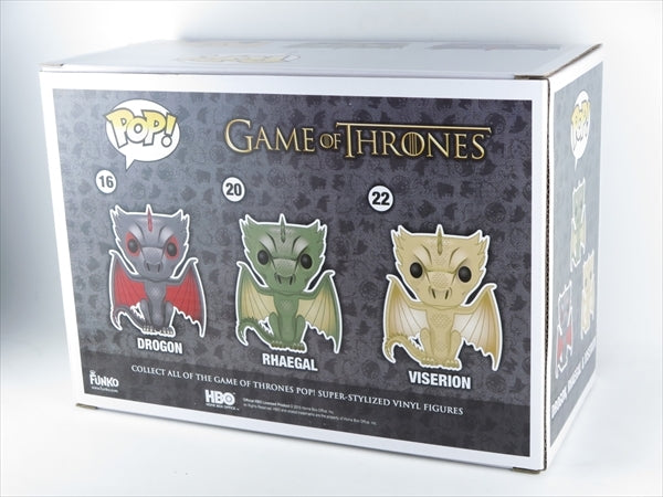 ドラゴン３体セット メタリックver. [Game of Thrones(ゲームオブスローンズ)] FUNKO POP!(ファンコ)