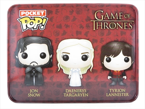 ジョン・スノウ&デナーリス&ティリオン [Game of Thrones(ゲームオブスローンズ)] FUNKO POCKET POP!(ファンコ)