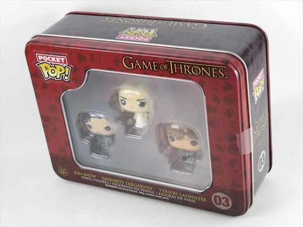 ジョン・スノウ&デナーリス&ティリオン [Game of Thrones(ゲームオブスローンズ)] FUNKO POCKET POP!(ファンコ)