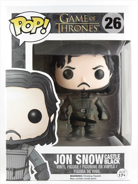 泥んこ ジョン・スノウ CASTLE BLACK [Game of Thrones(ゲームオブスローンズ)] FUNKO(ファンコ) POP! 26