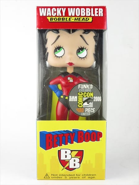 スーパーガールベティ 2006年コミコン480体限定 [BETTY BOOP(ベティ・ブープ)] FUNKO(ファンコ) Wacky Wobbler(ワッキーワブラー) ボブルヘッド