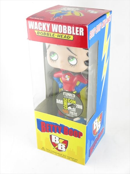 スーパーガールベティ 2006年コミコン480体限定 [BETTY BOOP(ベティ・ブープ)] FUNKO(ファンコ) Wacky Wobbler(ワッキーワブラー) ボブルヘッド