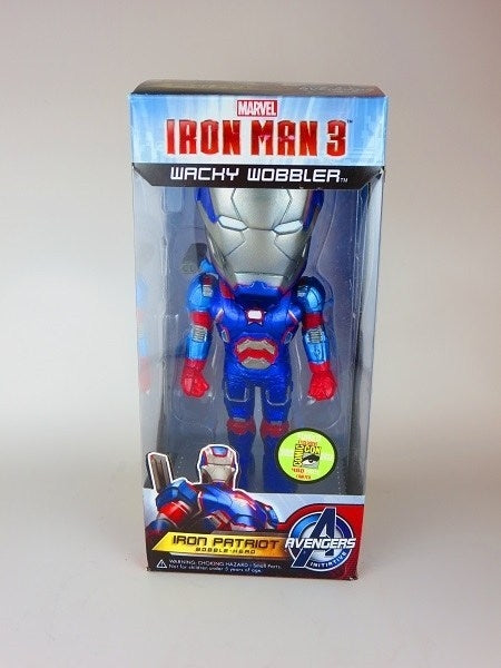 アイアン・パトリオット メタリック [アイアンマン3] 2013年コミコン限定480体 FUNKO Wacky Wobbler(ワッキーワブラー) ボブルヘッド