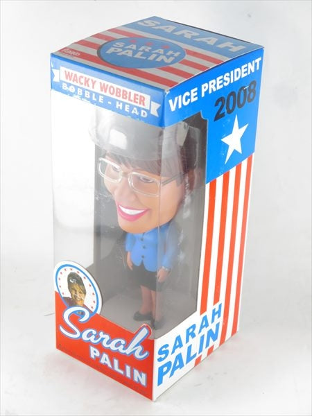 サラ・ペイリン ブルージャケット FUNKO(ファンコ) Wacky Wobbler(ワッキーワブラー) ボブルヘッド