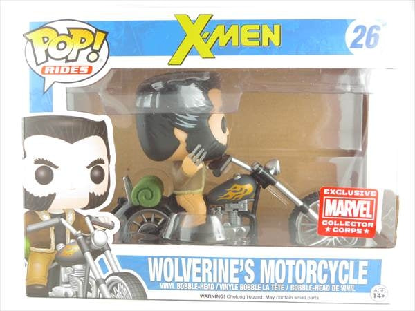 ウルヴァリン バイク MARVEL COLLECTOR CORP限定版 [X-MEN(エックスメン)] FUNKO(ファンコ) POP! RIDES 26