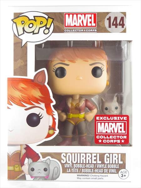 【箱傷】 スクイレル・ガール MARVEL COLLECTOR CORP限定版 FUNKO(ファンコ) POP! 144