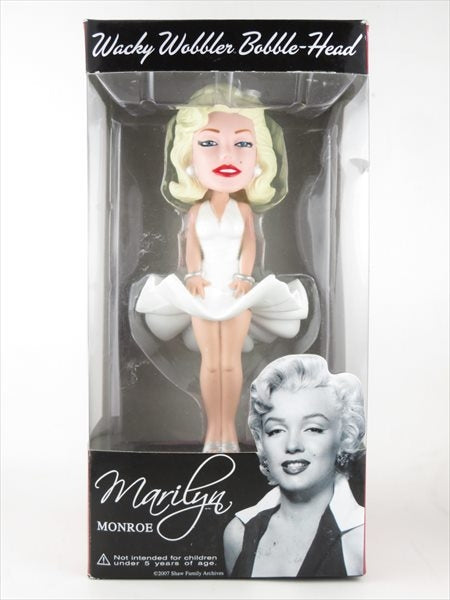 【箱傷】 マリリンモンロー ハリウッド [MARILYN MONROE] FUNKO(ファンコ) Wacky Wobbler(ワッキーワブラー) ボブルヘッド