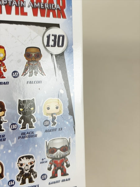 【箱傷】 ブラックパンサー [キャプテンアメリカ/シビルウォー(CAPTAIN AMERICA CIVIL WAR)] FUNKO(ファンコ) POP! 130