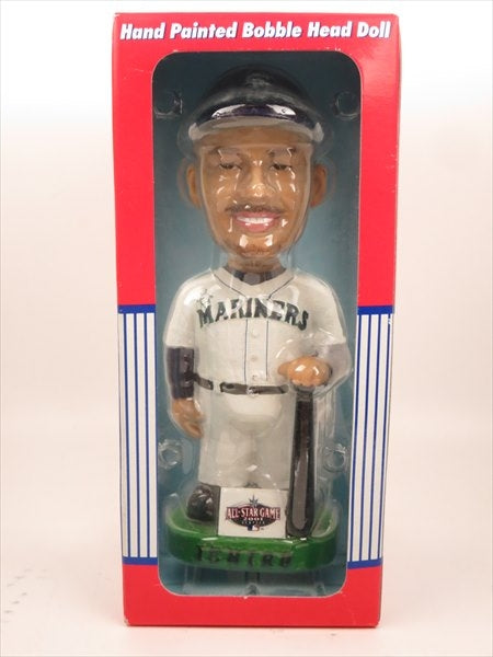 イチロー オールスター2001 ホワイト シアトル・マリナーズ 5000体限定 ボブルヘッド Genuine Merchandise