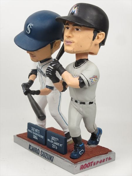 イチロー シアトル・マリナーズ&マイアミ・マーリンズ 20000体限定 ボブルヘッド