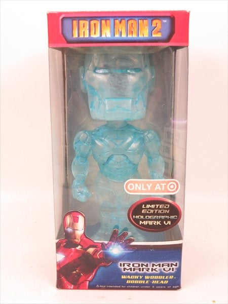 アイアンマン2 ターゲットショップ限定版 ホログラフィックカラー CHASE FUNKO(ファンコ) Wacky Wobbler(ワッキーワブラー) ボブルヘッド
