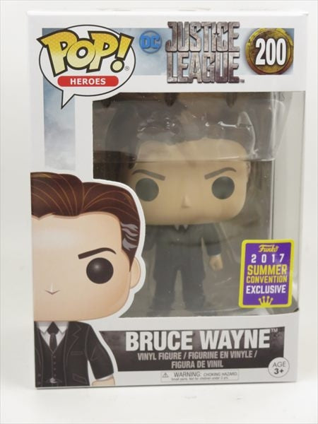 ブルース・ウェイン 2017年SUMMER CONVENTION限定 [ジャスティスリーグ(JUSTICE LEGAUE)] FUNKO(ファンコ) POP! HEROES 200