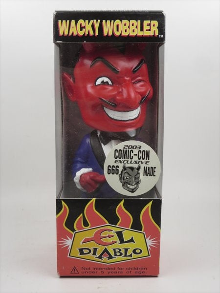 エルディアブロ パープルスーツ 2003年コミコン666体限定 [EL DIABLO] FUNKO(ファンコ) Wacky Wobbler(ワッキーワブラー) ボブルヘッド