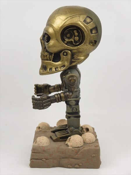 【ライト機能付】ターミネーター T600 ゴールド 2009年SDCC1008体限定 [ターミネーター・サルベーション] FUNKO(ファンコ) Wacky Wobbler