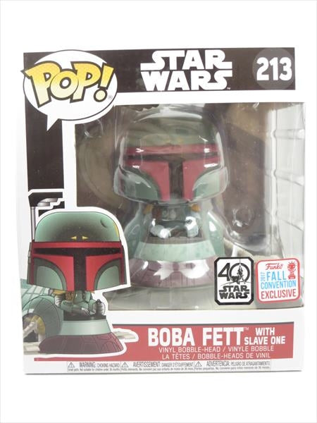 ボバ・フェット スレーブI 2017年FALL CONVENTION限定 [STARWARS(スターウォーズ)] FUNKO(ファンコ) POP! 213