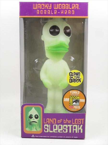 スリースタック ホワイト 蓄光版 2008年コミコン限定240体  [LAND of the LOST(ランドオブザロスト)] FUNKO(ファンコ) Wacky Wobbler(ワッキーワブラー)