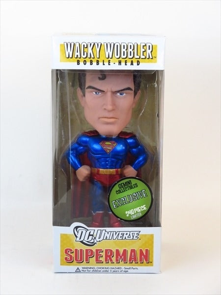 スーパーマン [DC UNIVERSE] メタリック 限定240体 FUNKO(ファンコ) Wacky Wobbler(ワッキーワブラー) ボブルヘッド