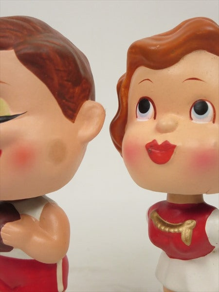 1960　ボーイ＆ガール　バスケットボール　キッシングバブル　KISSING BOBBLE　ヴィンテージ　ボブルヘッド　VINTAGE BOBBLE HEAD