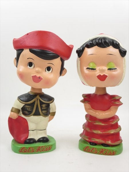 1960 ボーイ＆ガール スペイン＆ポルトガル キッシングバブル KISSING BOBBLE ヴィンテージ ボブルヘッド VINTAGE BOBBLE HEAD