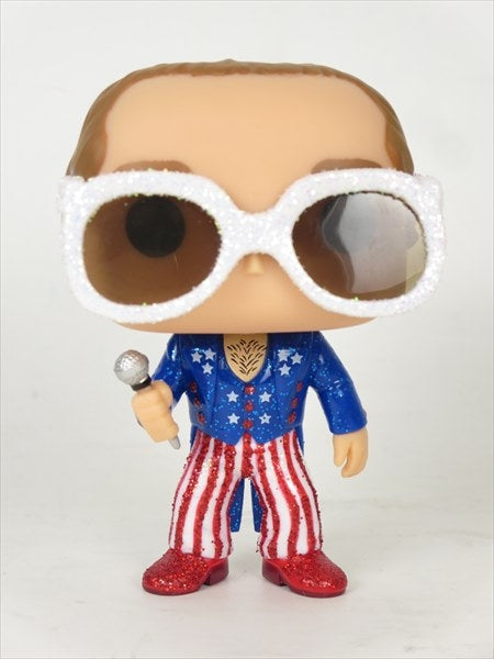 エルトン・ジョン レッド・ホワイト＆ブルー グリッターver. [ELTON JOHN] FUNKO(ファンコ) POP! ROCKS 63