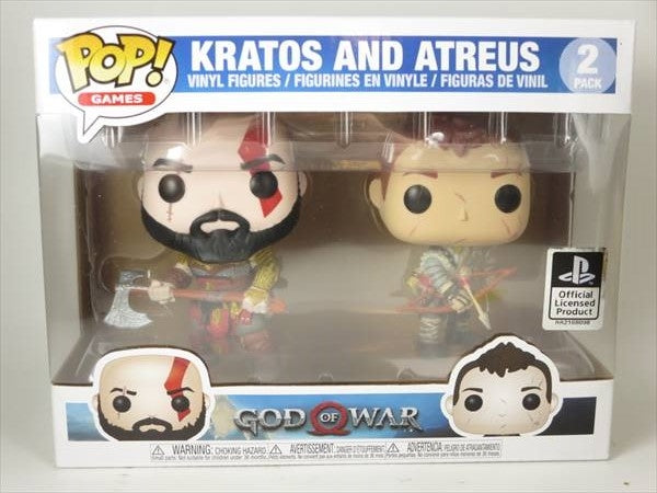 クレイトス＆アトレウス [ゴッド・オブ・ウォー(God of War)] FUNKO(ファンコ) POP! GAMES 2PACK