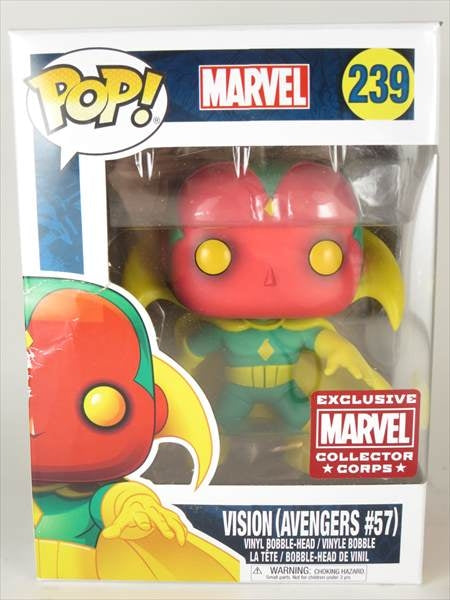 ヴィジョン AVENGERS #57 MARVEL COLLECTOR CORP限定版 FUNKO(ファンコ) POP! 239
