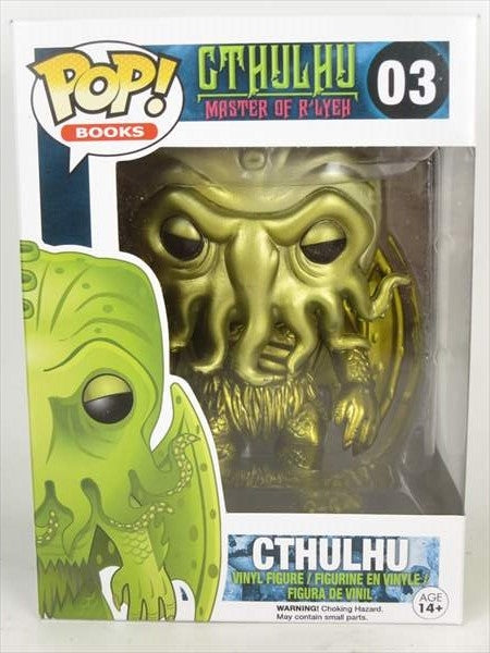 クトゥルフ メタリック [ハワード・フィリップス・ラヴクラフト] FUNKO(ファンコ) POP! BOOKS 03