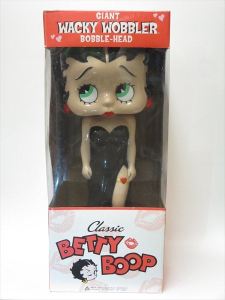 ジャイアントベティ ブラックドレス [BETTY BOOP(ベティ・ブープ)] FUNKO(ファンコ) Giant Wacky Wobbler(ワッキーワブラー) ボブルヘッド