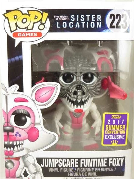 ジャンプスケア・ファンタイム・フォクシー 2017年SUMMER CONVENTION限定 [ファイブナイツアットフレディーズ] FUNKO(ファンコ) POP! GAMES 223