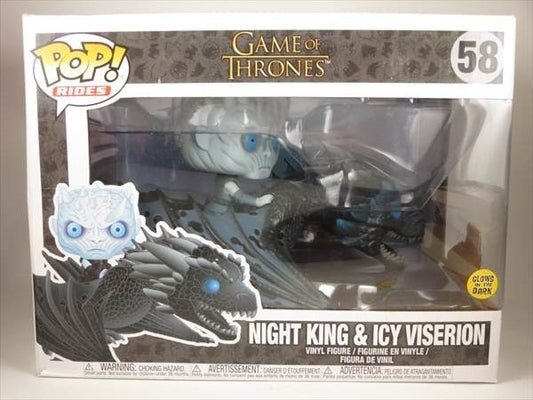 ナイトキング＆ヴィセリオン 蓄光版 [Game of Thrones(ゲームオブスローンズ)] FUNKO(ファンコ) POP! RIDES 58