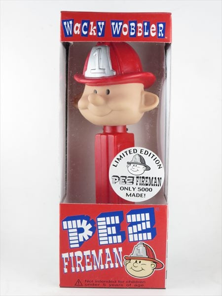 ファイヤーマン [PEZ(ペッツ)] FUNKO(ファンコ) Wacky Wobbler(ワッキーワブラー) ボブルヘッド