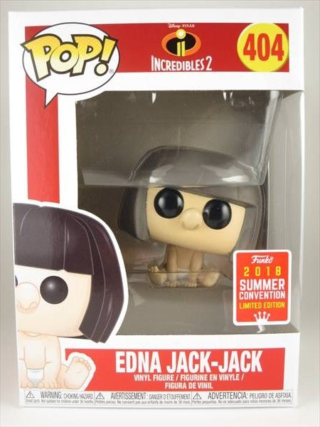 エドナジャックジャック 2018年SUMMER CONVENTION限定 [ミスターインクレディブル2] FUNKO(ファンコ) POP! 404