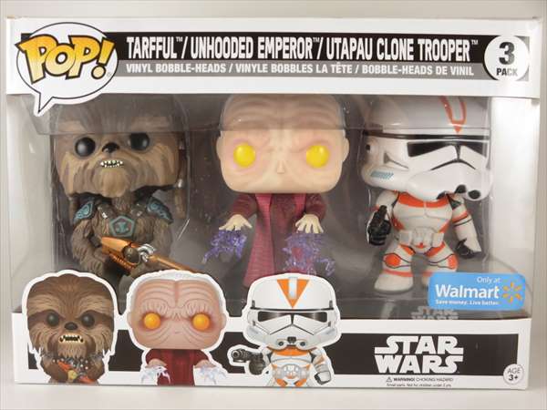 ターフル / パルパティーン皇帝 / ウータパウ クローントルーパー [STARWARS(スターウォーズ)] FUNKO(ファンコ) POP! 3PACK