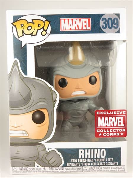 ライノ MARVEL COLLECTOR CORP限定版 [MARVEL] FUNKO(ファンコ) POP! 309