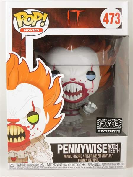 ペニーワイズ ティース [IT それが見えたら終わり チャプター1] FUNKO(ファンコ) POP! MOVIES 473
