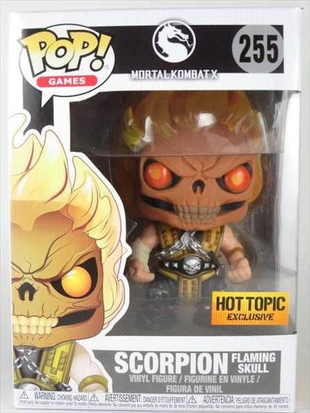 スコーピオン フレーミングスカル [モータルコンバット] FUNKO(ファンコ) POP! GAMES 255