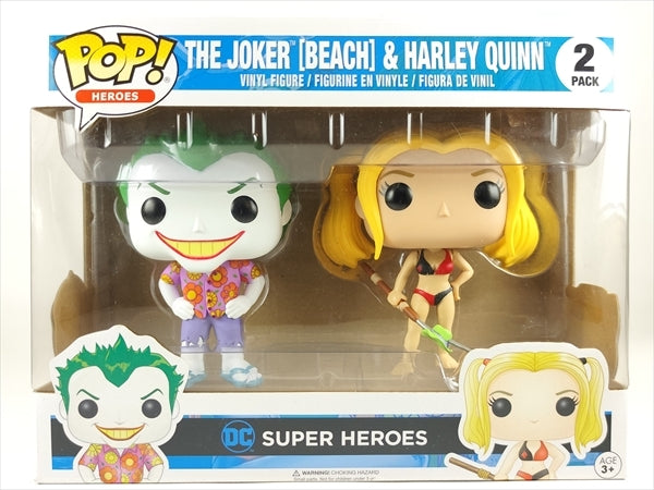 ジョーカー＆ハーレイクイン ビーチ [DC SUPER HEROS] FUNKO(ファンコ) POP! HEROES 2PACK