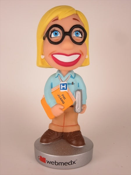 WEBMEDX スーパーヒーローガール FUNKO(ファンコ) Wacky Wobbler(ワッキーワブラー) ボブルヘッド