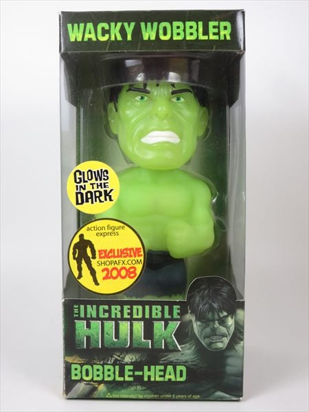 インクレディブル・ハルク 蓄光版 FUNKO(ファンコ) Wacky Wobbler(ワッキーワブラー) ボブルヘッド