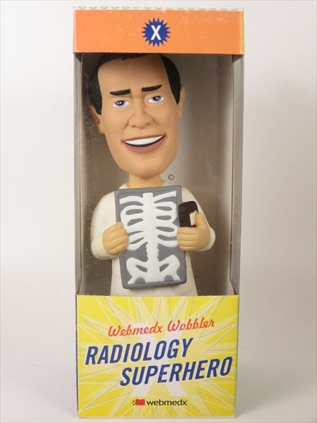 WEBMEDX ラジオロジースーパーヒーローボーイ FUNKO(ファンコ) Wacky Wobbler(ワッキーワブラー) ボブルヘッド