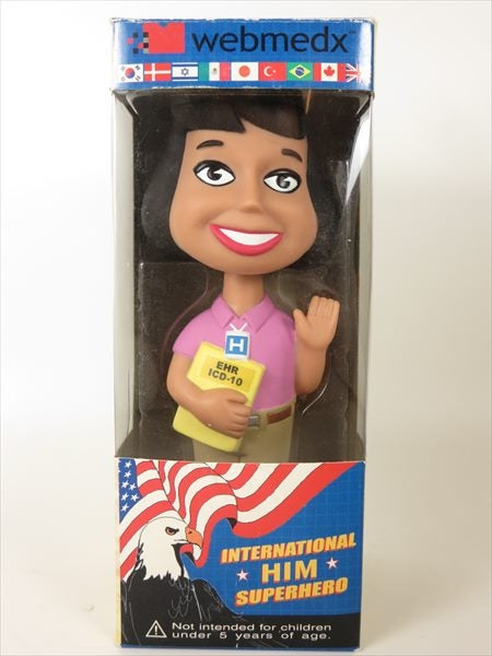 WEBMEDX インターナショナルスーパーヒーローガール FUNKO(ファンコ) Wacky Wobbler(ワッキーワブラー) ボブルヘッド