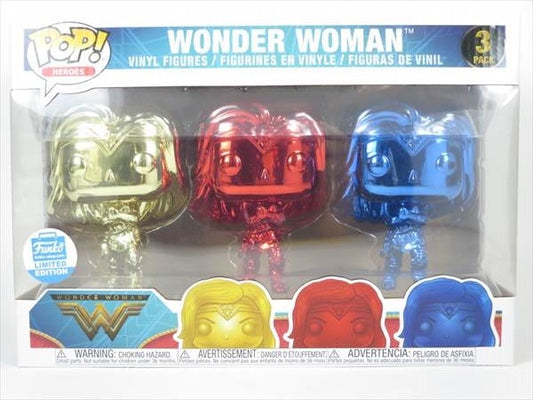 ワンダーウーマン クロム3パック FUNKOショップ限定 [WONDER WOMAN] FUNKO(ファンコ) POP! HEROES 3PACK