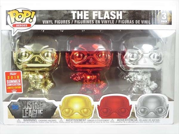 フラッシュ クロム3パック 2018年 SUMMER COMBENTION限定 FUNKO POP!(ファンコ) フィギュア