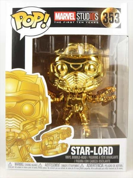 スターロード ゴールドクロム版 [MARVEL] FUNKO POP!(ファンコ) ボブルヘッド