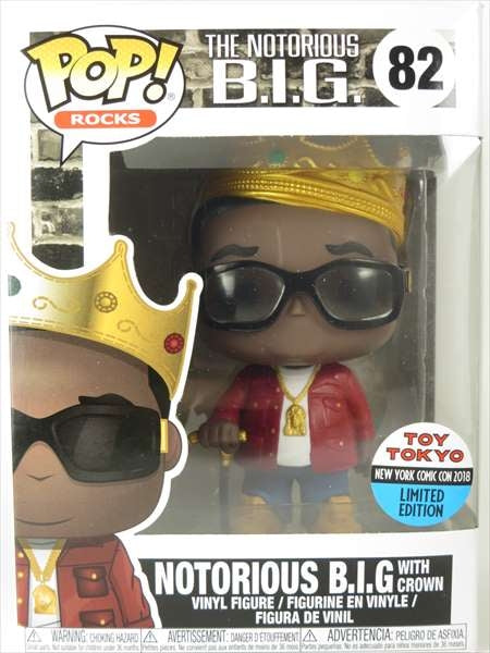 ノトーリアス・B.I.G. 2018年NYCC限定 [THE NOTORIOUS B.I.G.] FUNKO(ファンコ) POP! ROCKS 82