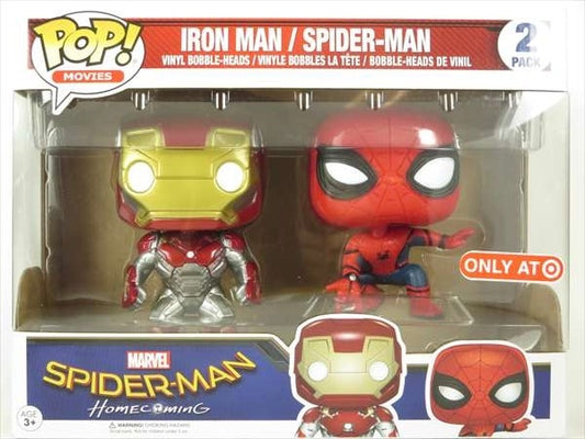 アイアンマン＆スパイダーマン [スパイダーマンホームカミング] FUNKO(ファンコ) POP! MOVIES 2PACK